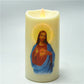 Sacred Heart Of Jesus LED Candle