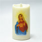 Sacred Heart Of Mary LED Candle