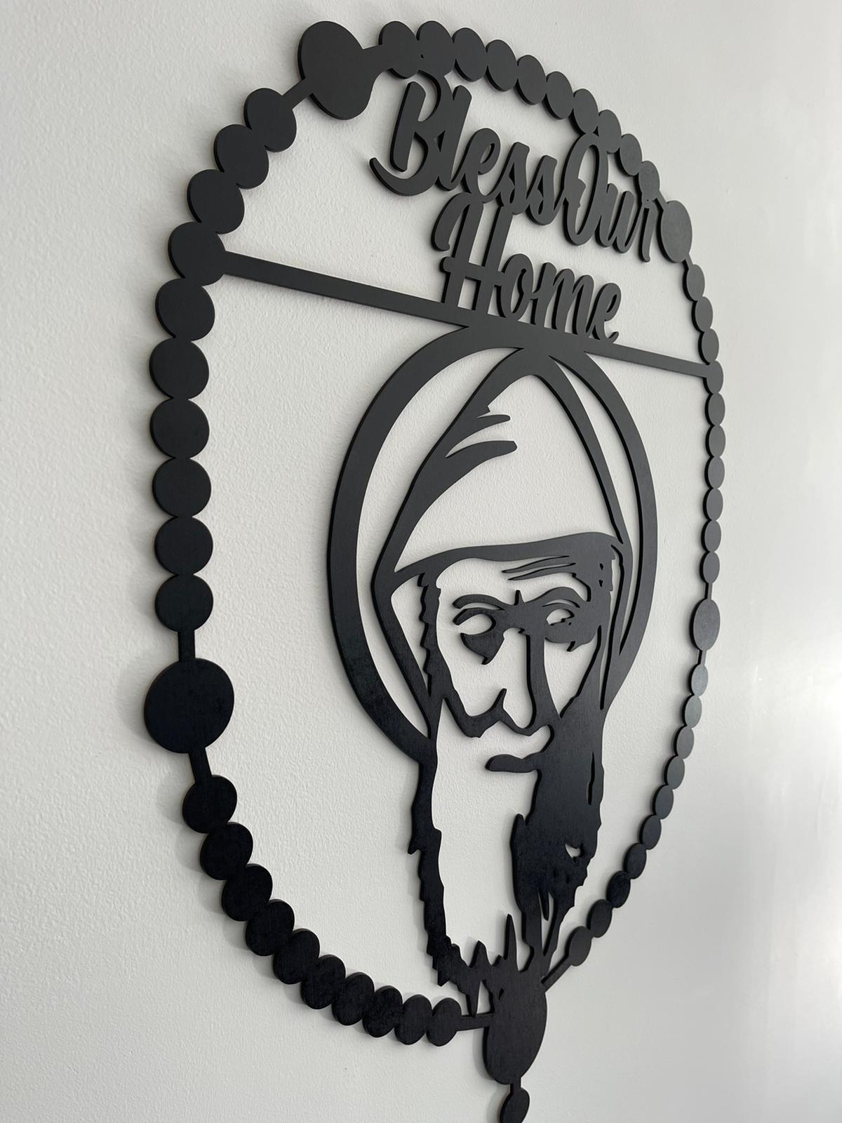Rosary Wall Plaque (No Names) - St Charbel
